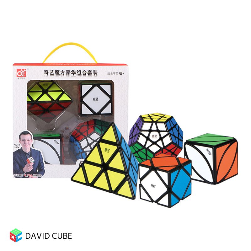 QiYi Non-Cubic Gift Box (Megaminx Pyraminx Skewb Lvy) - Click Image to Close