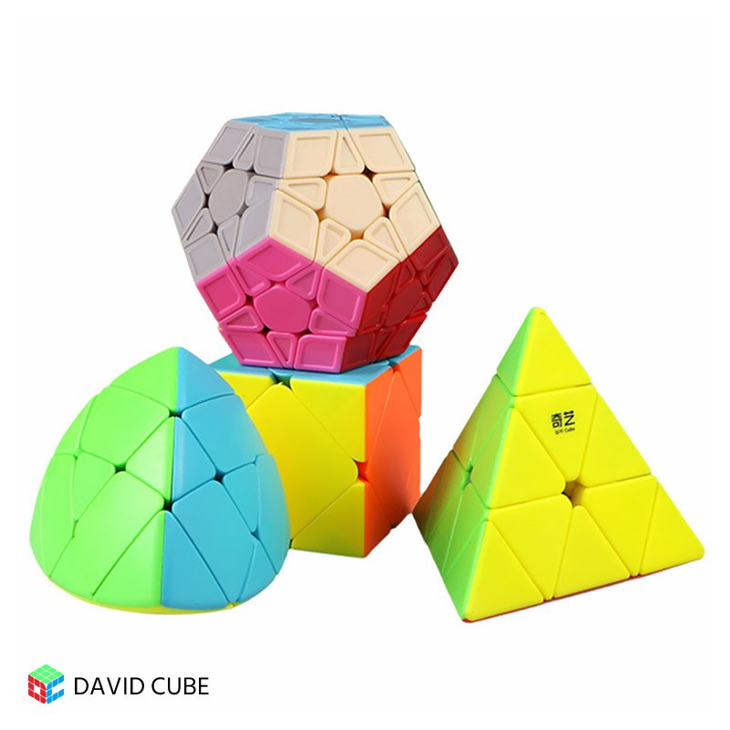 QiYi Non-Cubic Gift Box (Megaminx Pyraminx Skewb Mastermorphix) - Click Image to Close