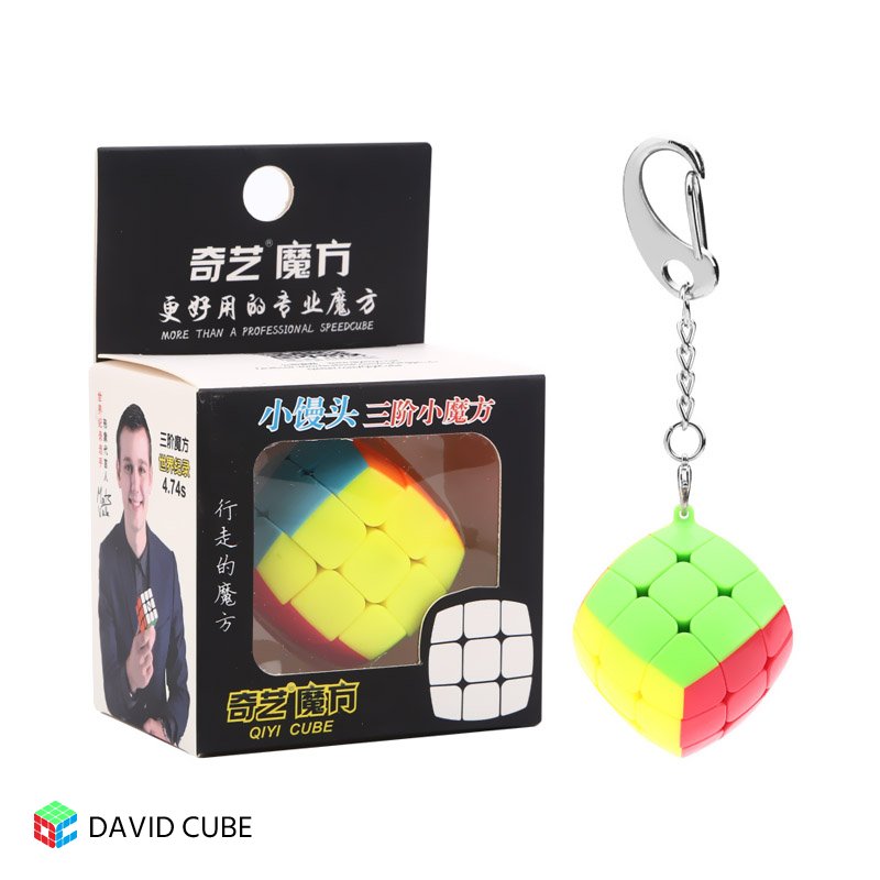 QiYi Mini Pillowed Keychain Cube 3x3 - Click Image to Close