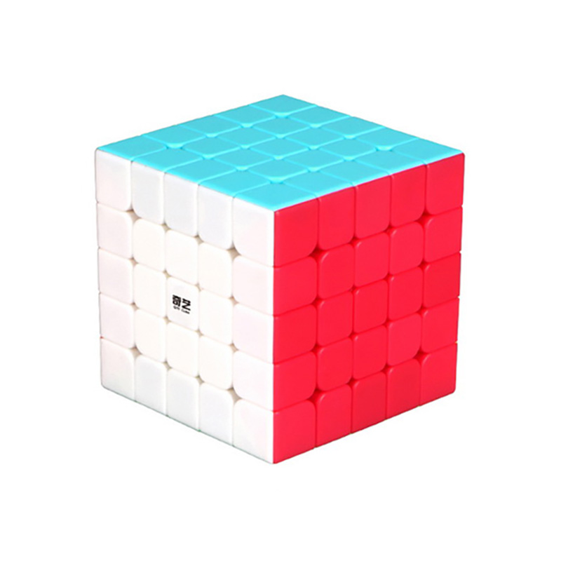 Coogam Qiyi 5x5 Speed Cube Stickerless Puzzle Toy Qizheng S Version 