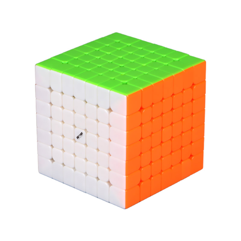 QIYI WuJi 7x7 7x7x7 Top Speed Magic Cube Twist Puzzle Black MoFangGe（ Infinite ） 
